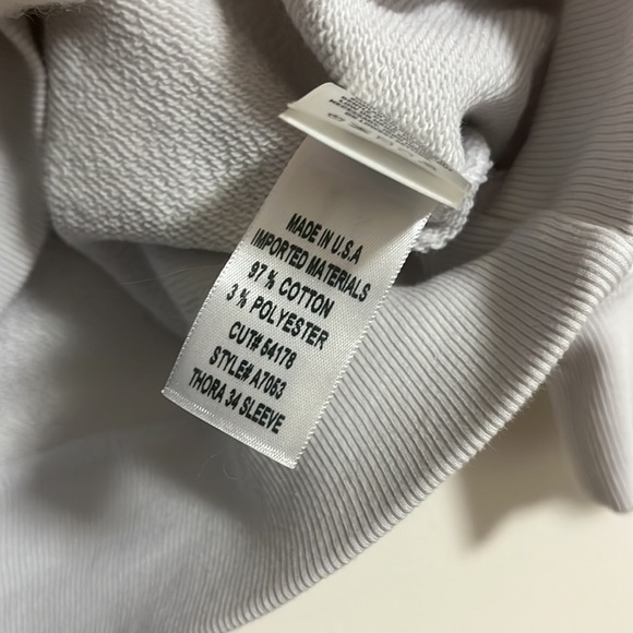 Agolde Crew Neck Sweatshirt 3/4 sleeves - Picture 5 of 5